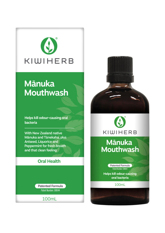 Kiwiherb Manuka Mouthwash 100ml