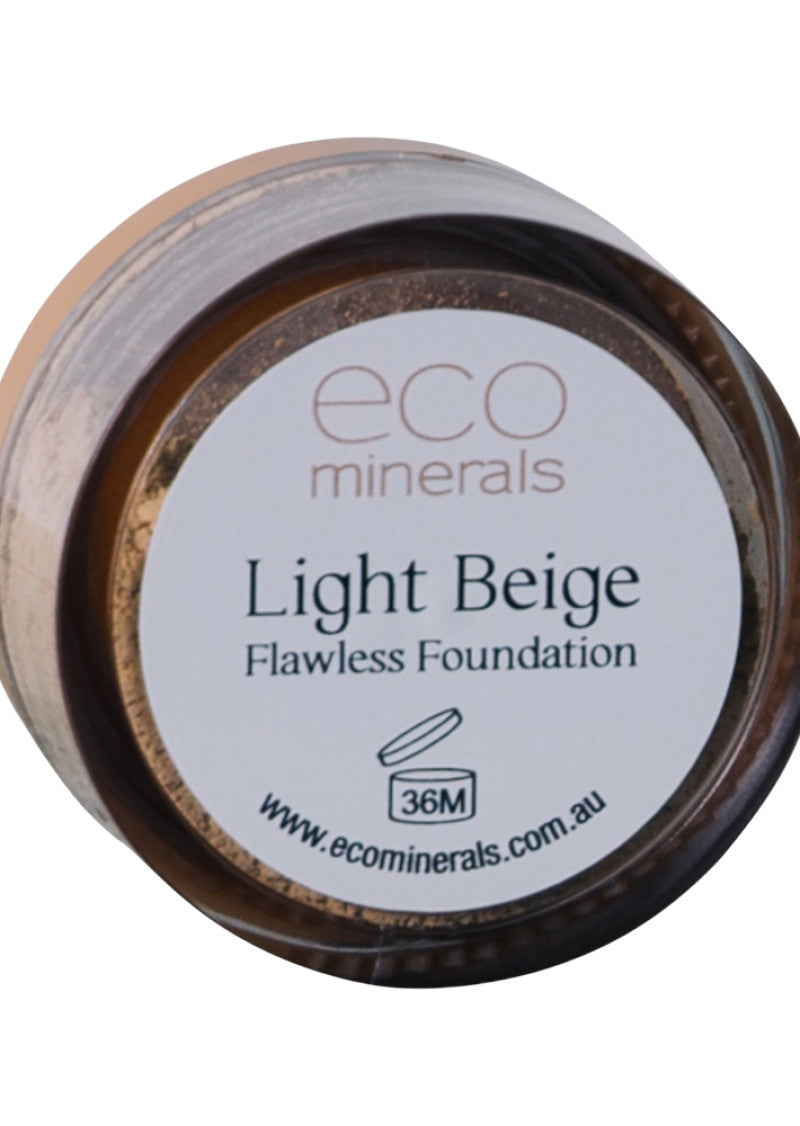 Eco Minerals Foundation Flawless Light Beige 5g