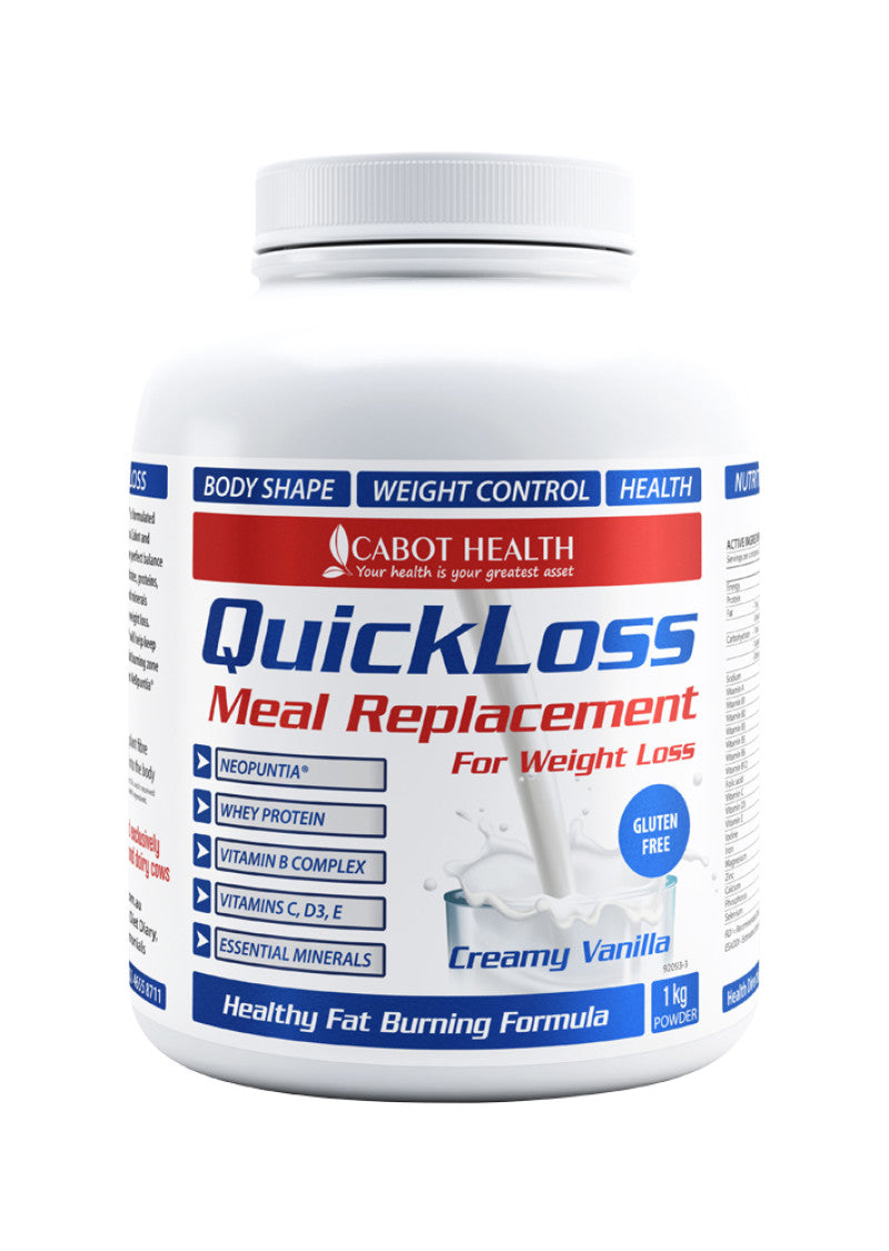 Cabot Health QuickLoss Meal Replacement Vanilla 1kg