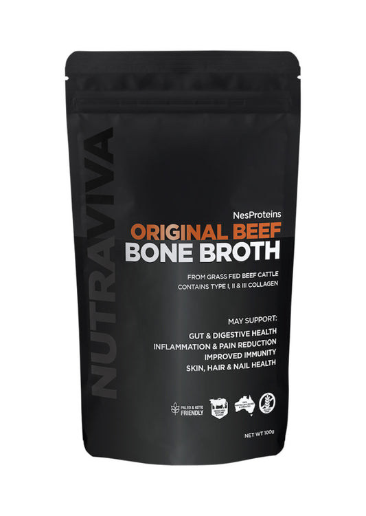 Nutraviva Bone Broth Original Beef 100g