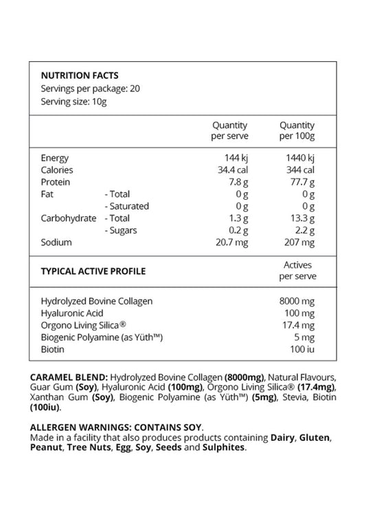 Before You Speak Collagen Complex Caramel 200g