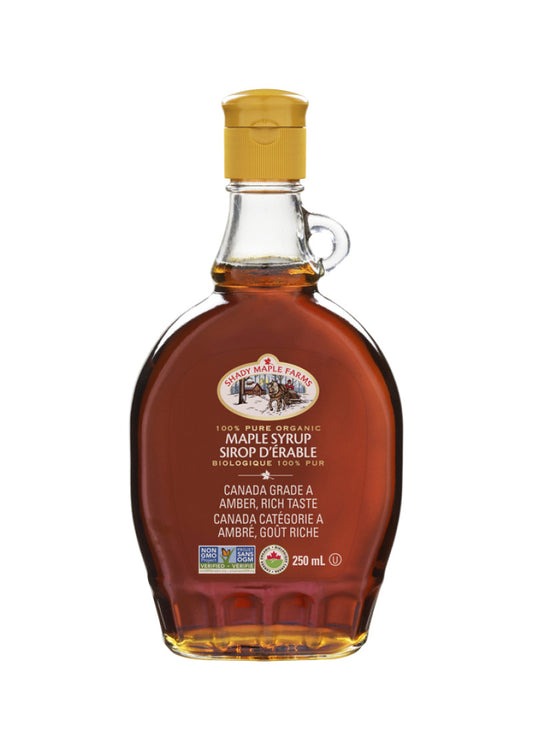 Shady Maple Farms Organic Pure Maple Syrup 250ml