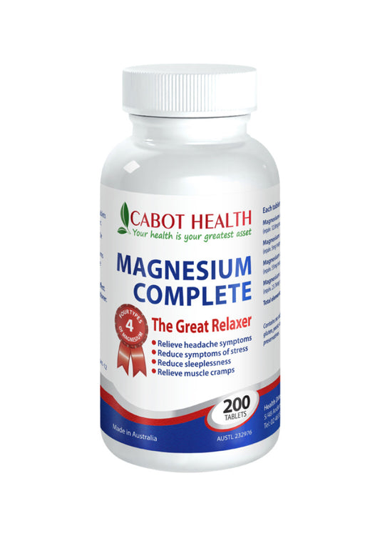 Cabot Health Magnesium Complete 200t