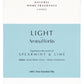 AromaWorks Light Candle Spearmint and Lime Medium 220g