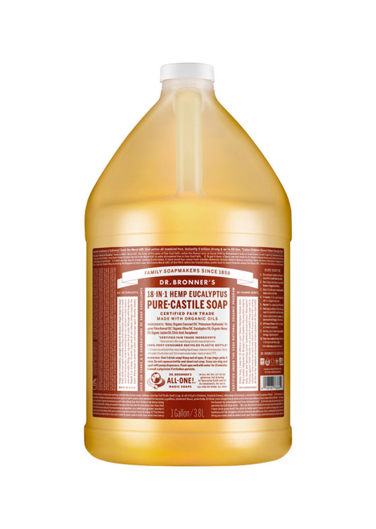 Dr. Bronners Pure Castile Soap Liq (hemp) Eucalyptus 3.78l