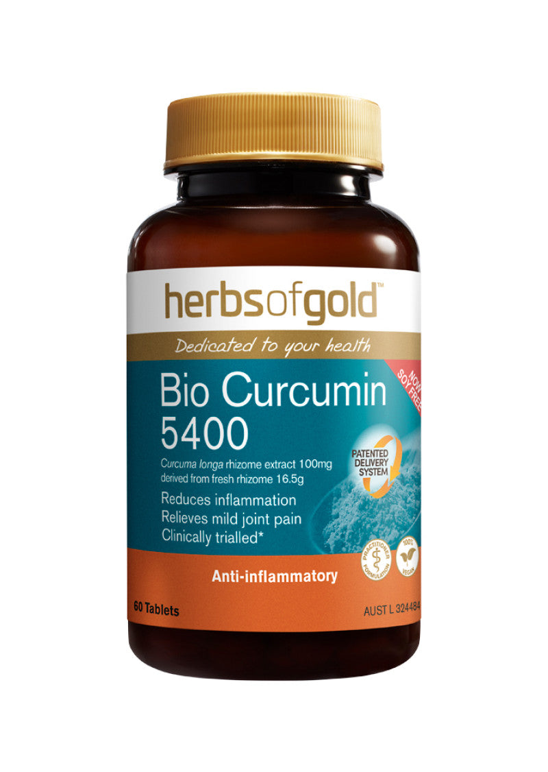 Herbs Of Gold Bio Curcumin 5400 60t