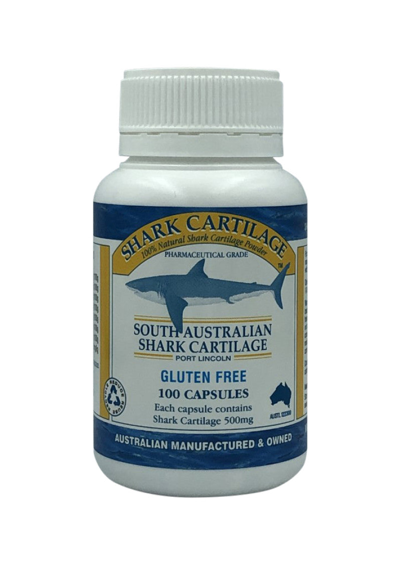 South Aust Shark Cart. Shark Cartilage 500mg 100c