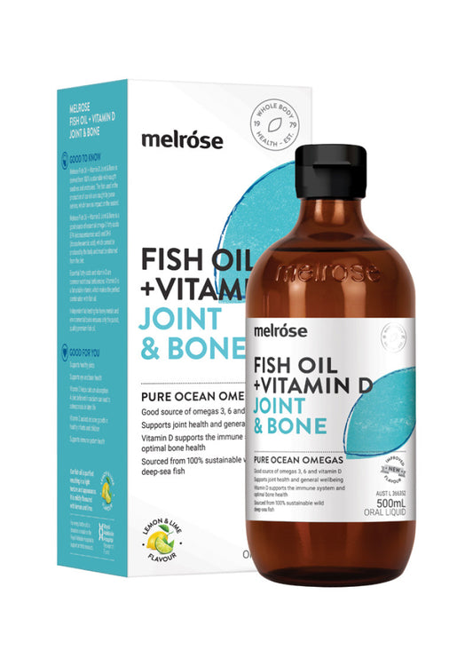 Melrose Fish Oil Plus Vitamin D Joint and Bone 500ml