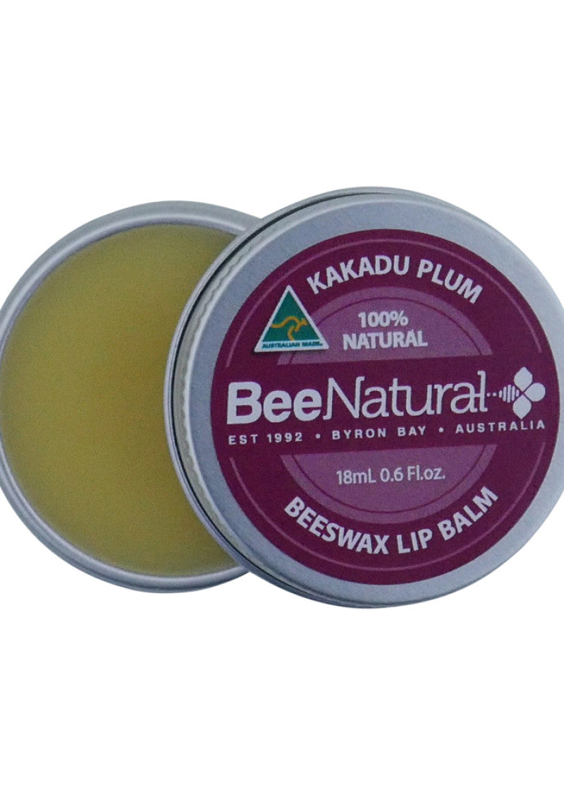 Bee Natural Lip Balm Tin Kakadu Plum 18ml