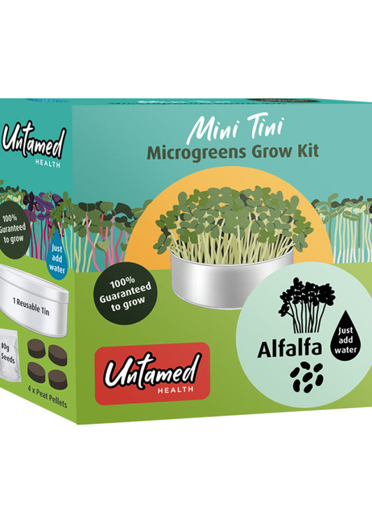 Untamed Health Mini Tini Microgreens Grow Kit Alfalfa