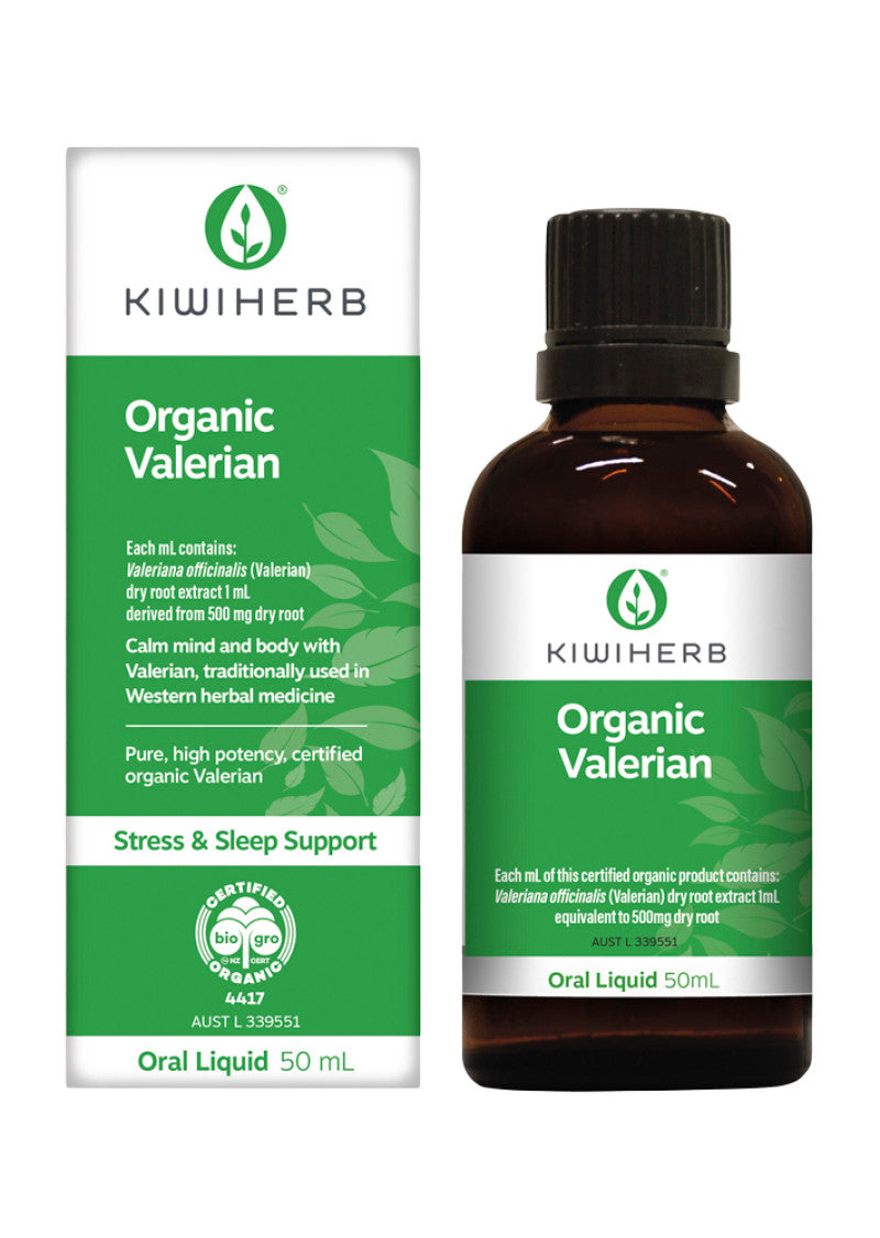 Kiwiherb Organic Valerian 50ml