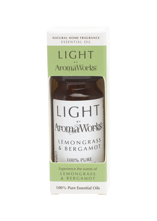 AromaWorks Light Essential Oil Blend Lemongrass and Bergamot 10ml