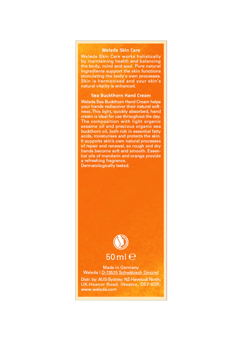 Weleda Hand Cream Replenishing (Sea Buckthorn) 50ml