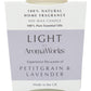 AromaWorks Light Candle Petitgrain and Lavender Small 75g