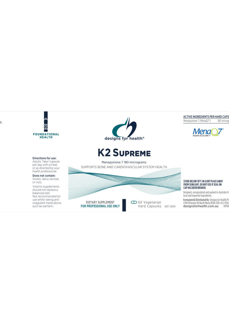 Designs for Health K2 Supreme 60vc