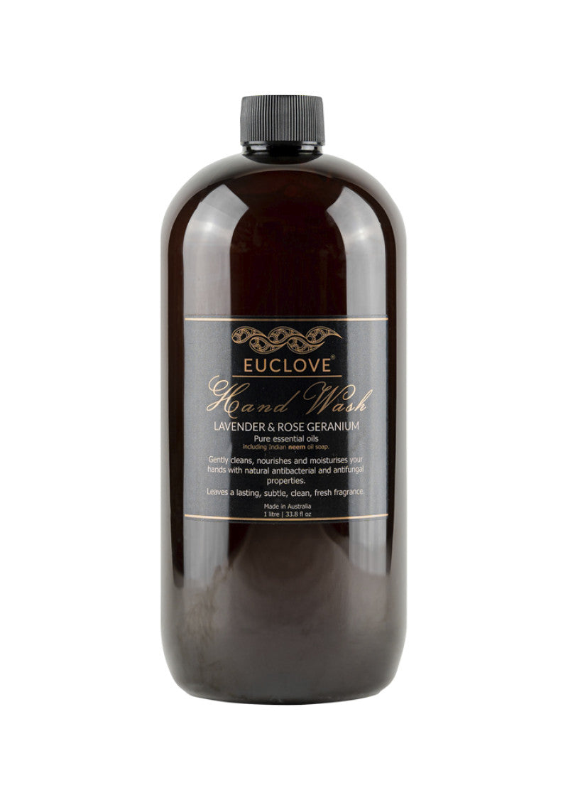 Euclove Hand Wash Lavender and Rose Geranium 1L