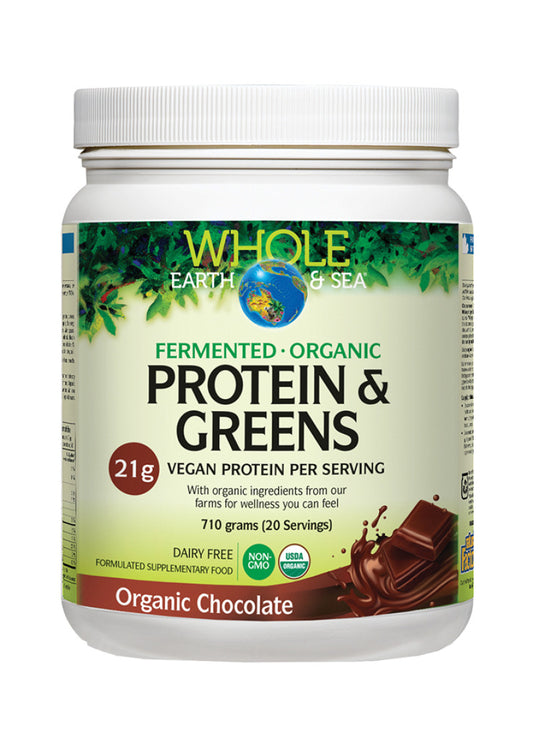 Whole Earth Sea Org Protein and Greens Chocolate 710g