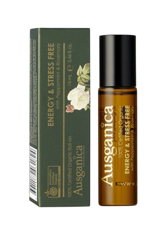 Ausganica Org Roll On Energy and Stress Free 14ml