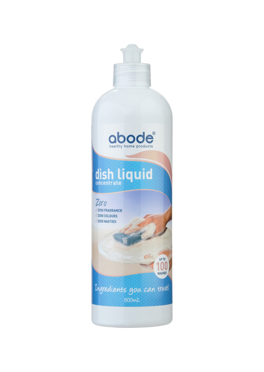 Abode Dish Liquid Concentrate Zero 500ml