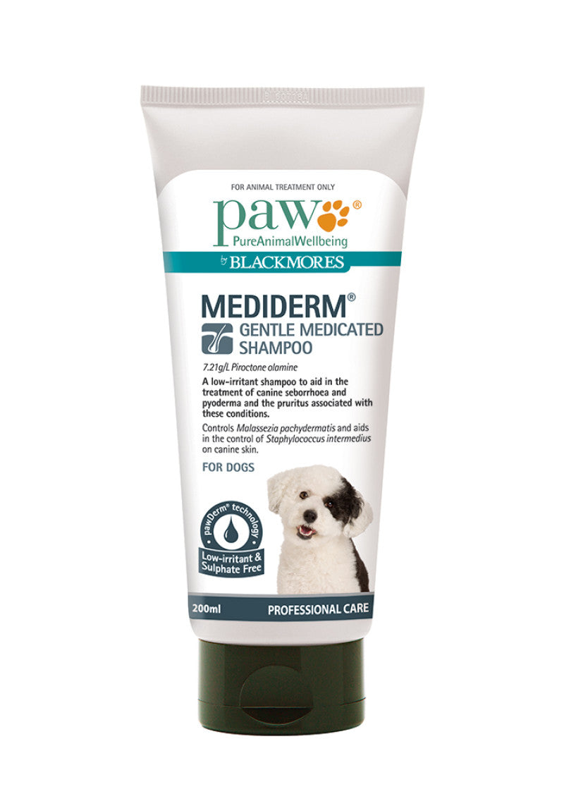 PAW Shampoo MediDerm Gentle Medicated (Dog) 200ml