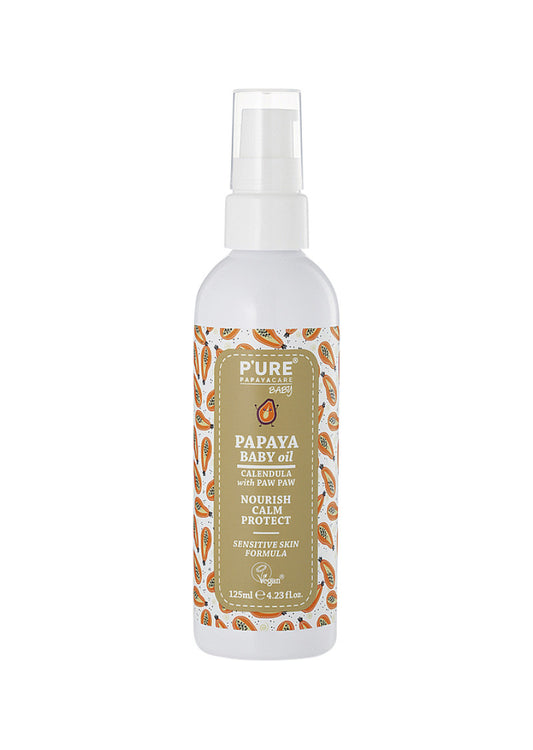 P'URE Papayacare Baby Papaya Baby Oil 125ml