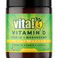 Vital Plant Based Vitamin D 1000IU Plus Mushrooms 60vc