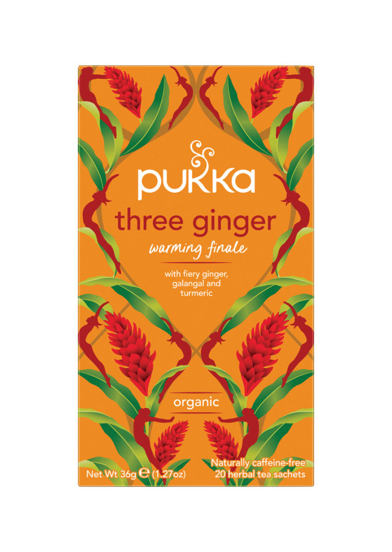 Pukka Org Three Ginger X 20 Tea Bags