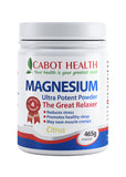 Cabot Health Magnesium Ultra Potent Citrus Powder 465g