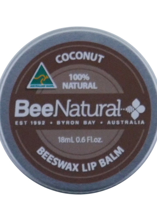 Bee Natural Lip Balm Tin Coconut 18ml