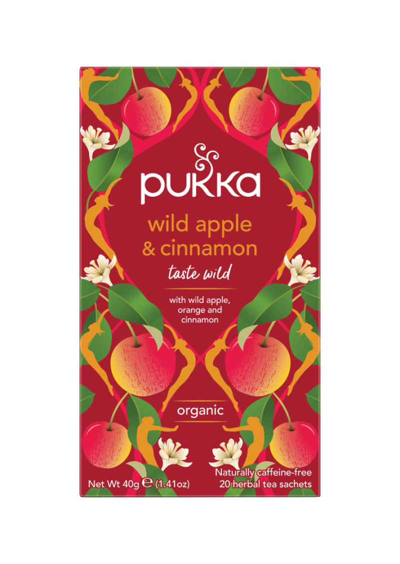 Pukka Org Wild Apple and Cinnamon x 20 Tea Bags