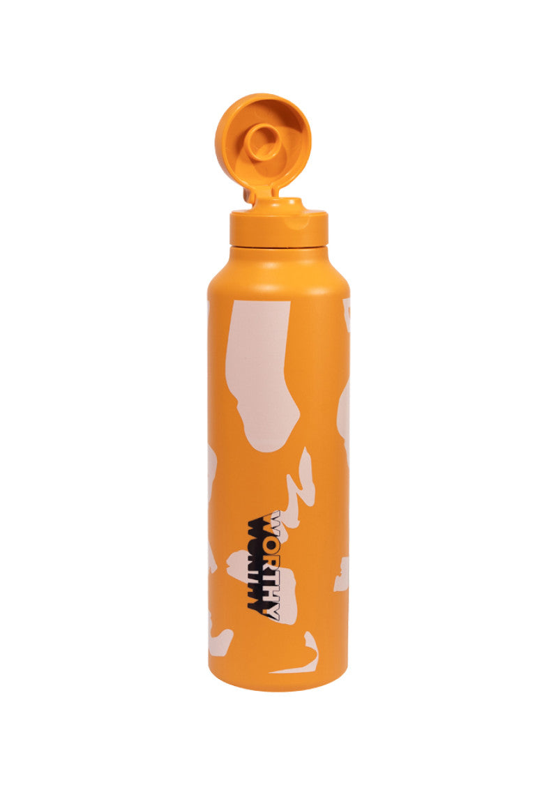 Worthy Bottle Sugarcane Retro Orange 750ml