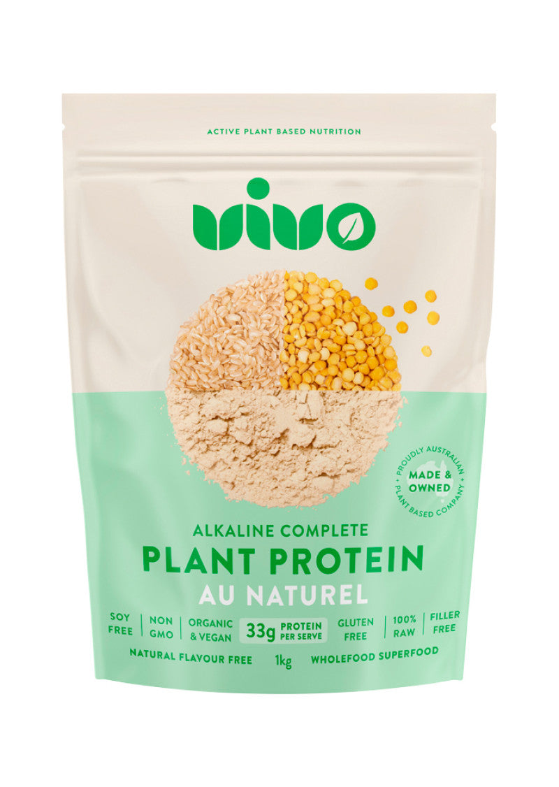 Vivo Org Protein Plant Alkaline Complete Au Naturel 1kg