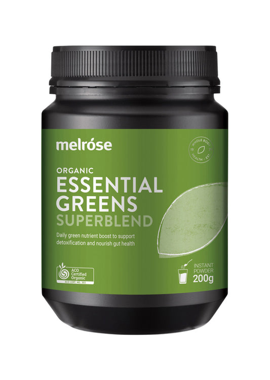 Melrose Org Essential Greens Superblend Powder 200gm