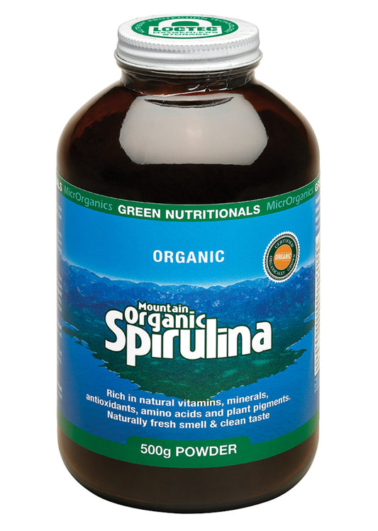 Green Nutritionals Org Spirulina Mountain Powder 500g