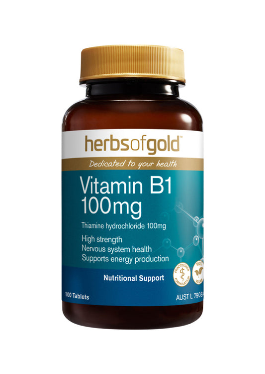 Herbs of Gold Vitamin B1 100mg 100t