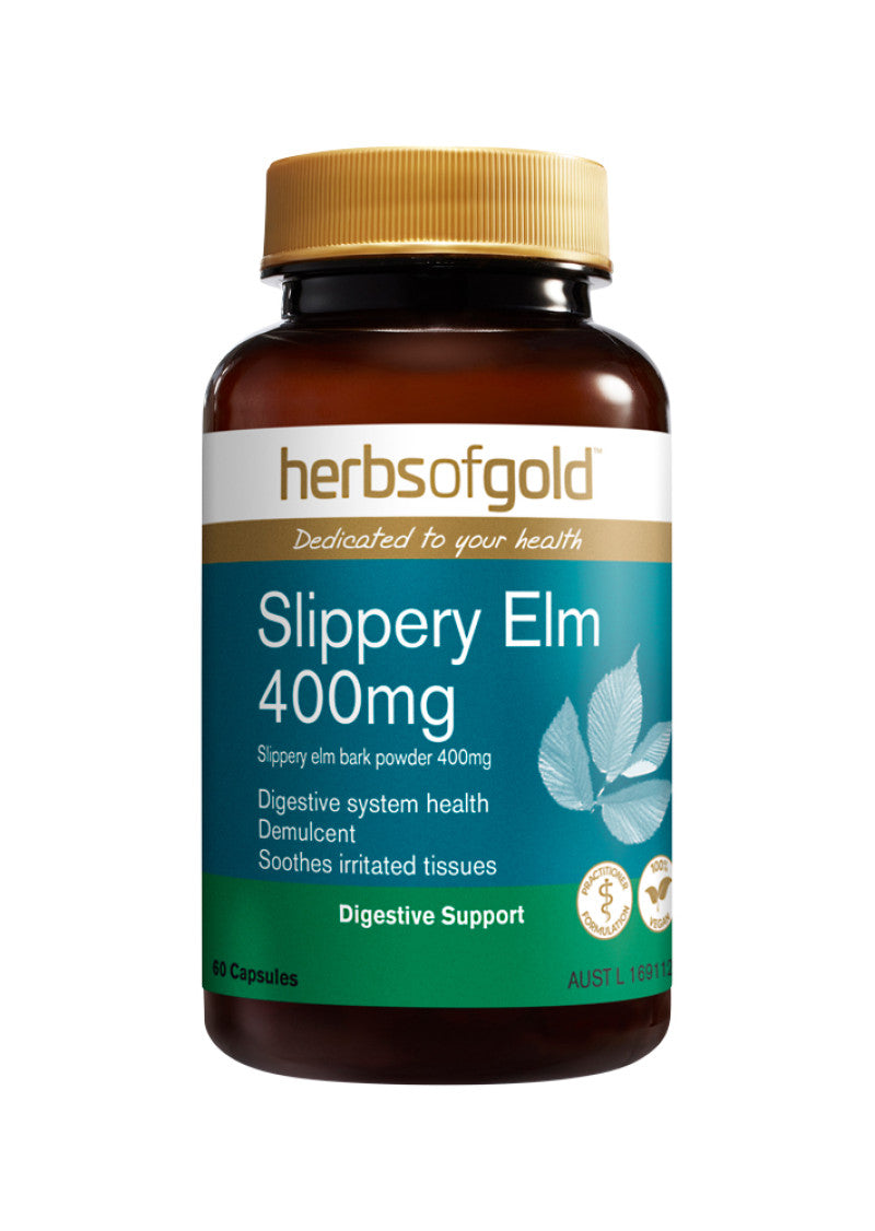 Herbs of Gold Slippery Elm 400mg 60c