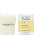 AromaWorks Light Candle Mandarin and Vetivert Small 75g