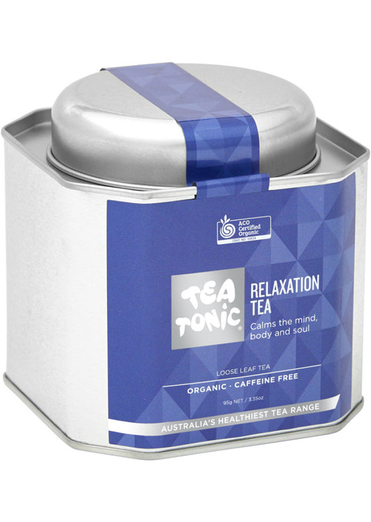 Tea Tonic Organic Relaxation Tea Caddy Tin 95g