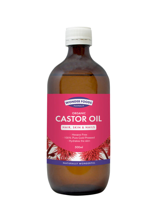 Wonder Foods Organic Castor Oil 500ml