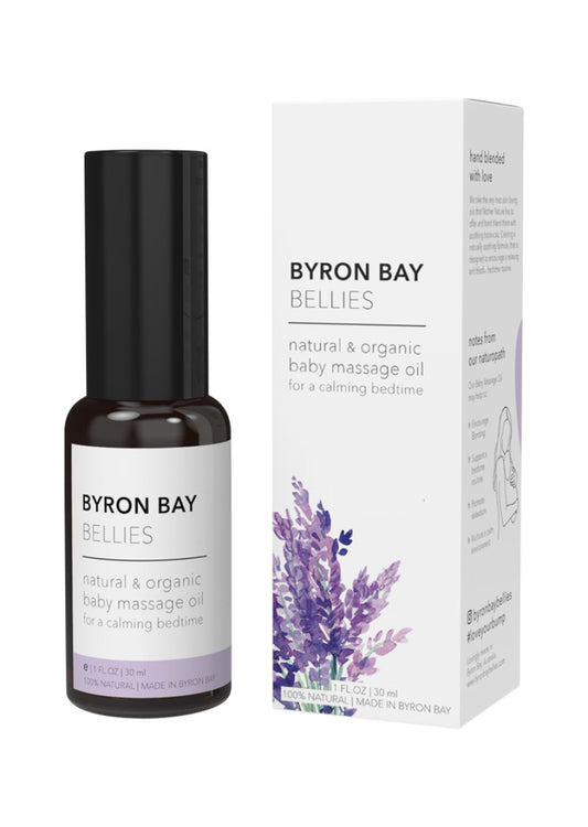 Byron Bay Bellies Org Baby Massage Oil 30ml