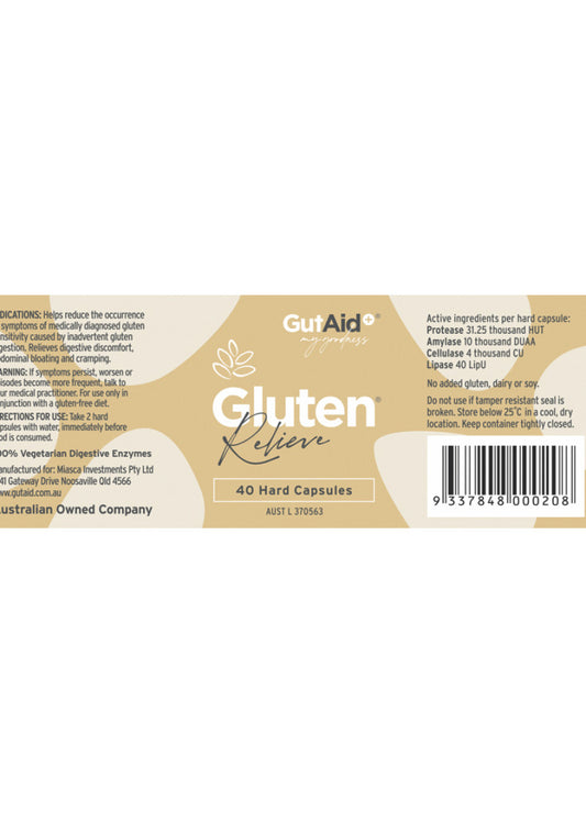 GutAid Gluten Relieve 40c