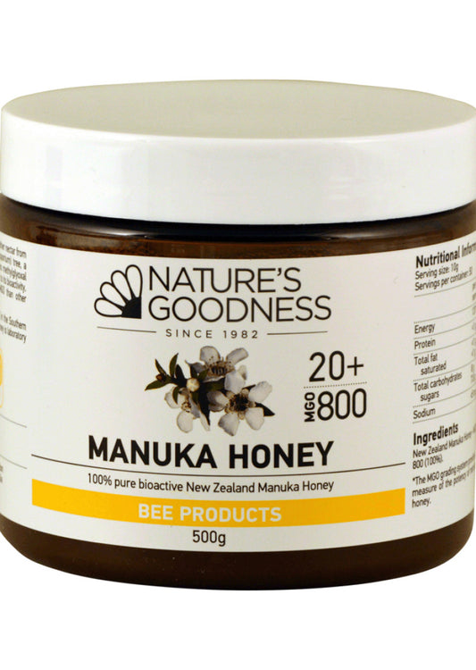 Nat Goodness Manuka Honey MGO 800 500g