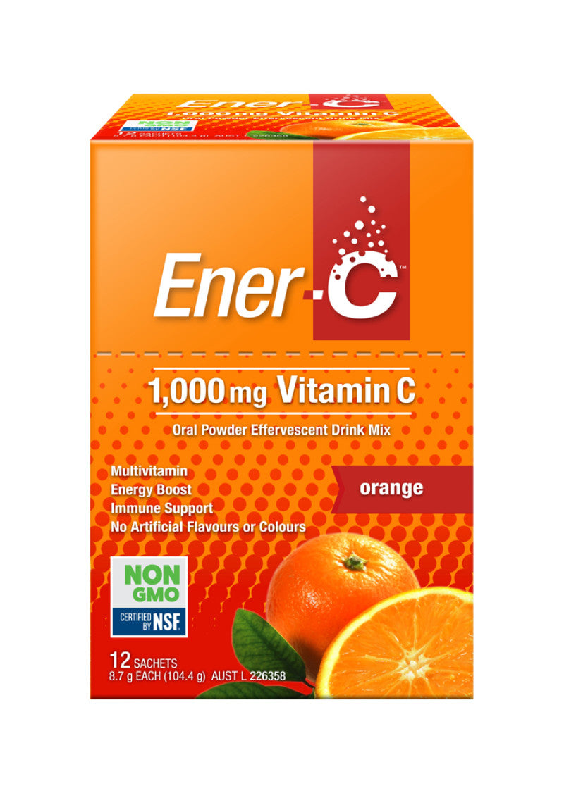 Martin Pleasance Ener C Vit C Orange Sachet 8.7g x 12 Pk