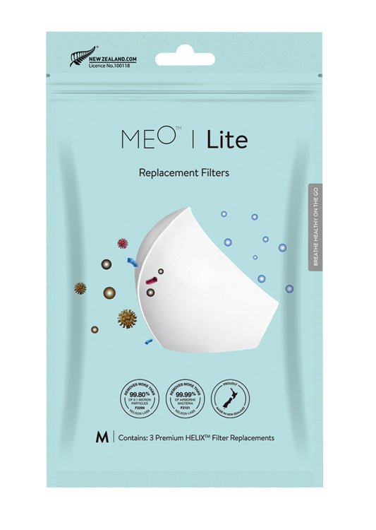 MEO Lite Helix Replacement Filter Medium x 3 Pack