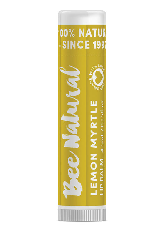 Bee Natural Lip Balm Stick Lemon Myrtle 4.5ml