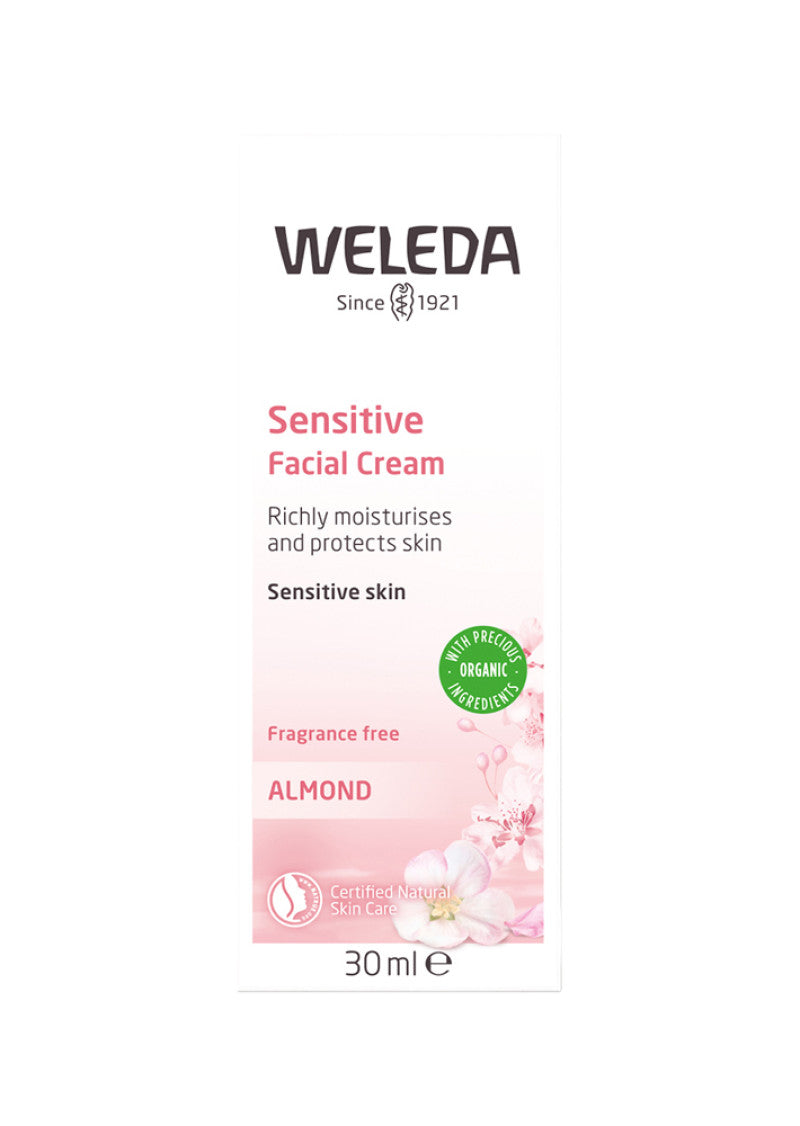 Weleda Org Facial Cream Sensitive (Almond) 30ml