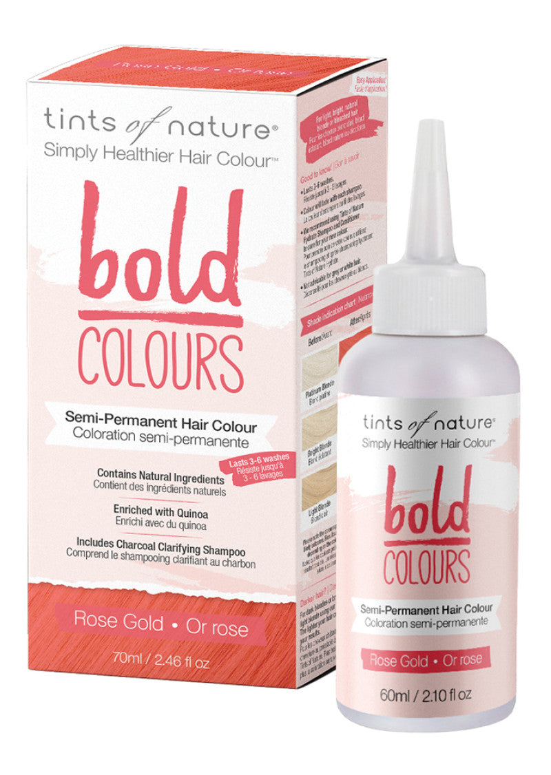 Tints Nature Bold Colour (hair Semi Perm) Rose Gold 70ml