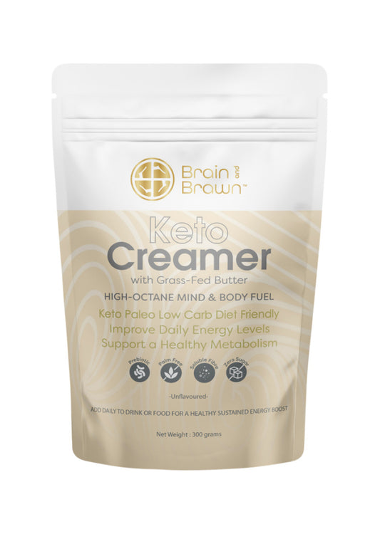 Brain Brawn Keto Creamer Unflavoured 300g