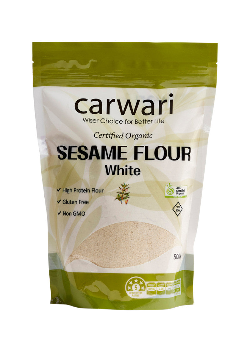 Carwari Org Sesame Seed Flour White 500g