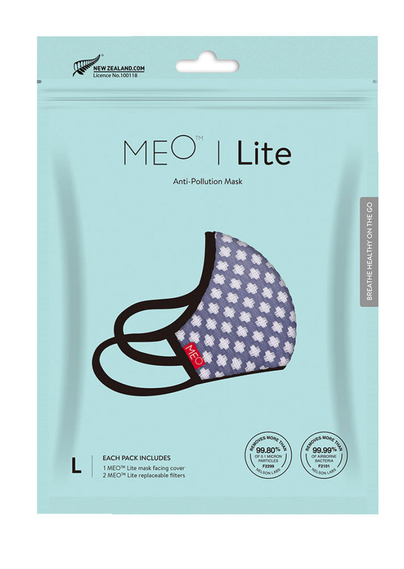 MEO Lite Face Mask Blue Stitch Large